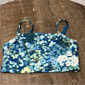 Aerie offline 3D Floral Print Bra Size S NWT